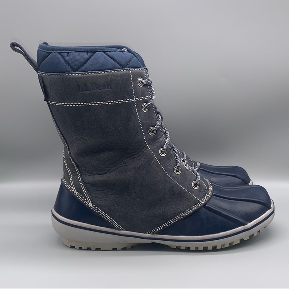 L.L. Bean Shoes - LL Bean Women's Leather 2.5 TEK Waterproof Winter Boots  -   Size:  9 M